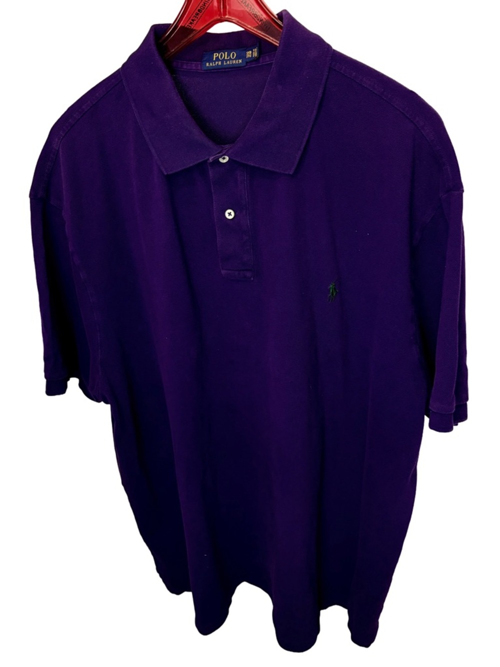 Polo by Ralph Lauren 3XB 3TG Deep Purple Classic Polo Shirt Big & Tall 3XL